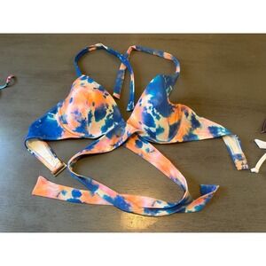 colorful underwire ADORE ME  swimsuit bikini top size 38DD